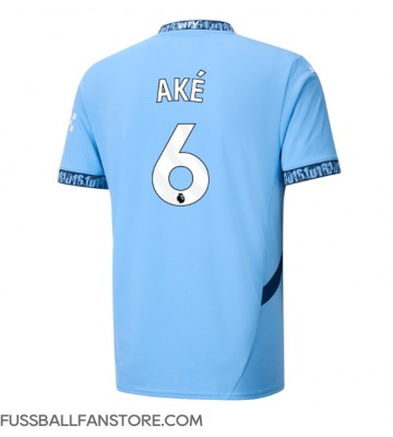 Manchester City Nathan Ake #6 Replik Heimtrikot 2024-25 Kurzarm